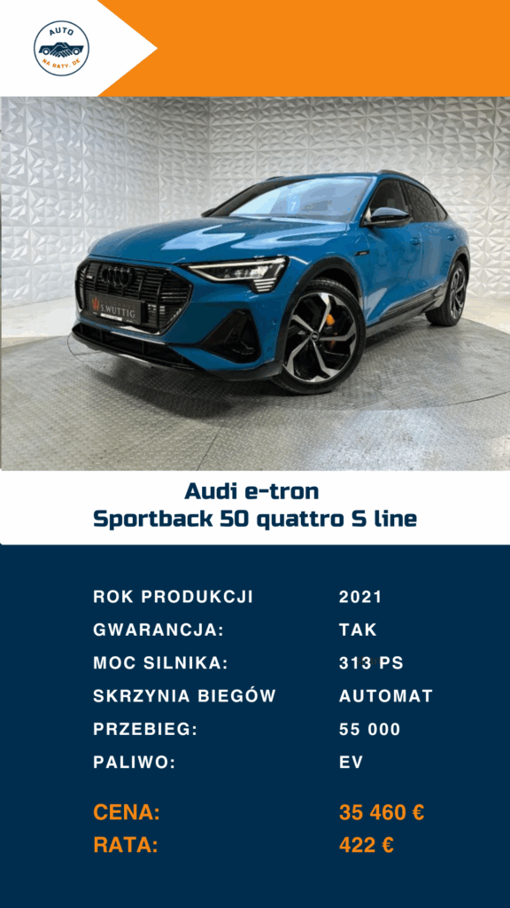 audi e tron sportback 50 quattro s line